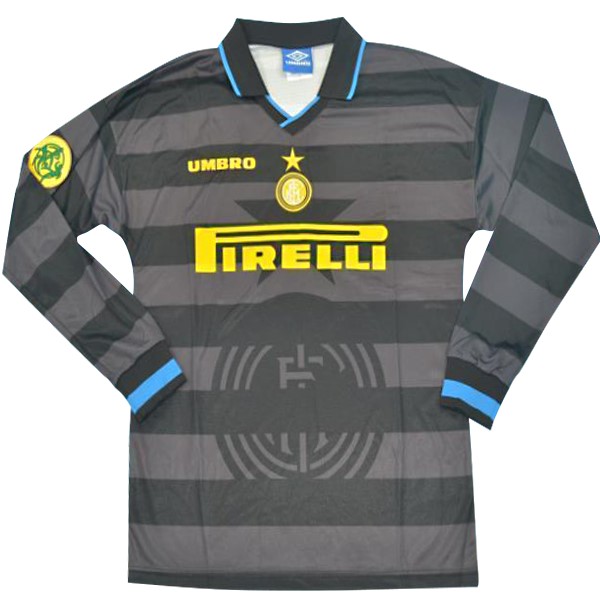 Camiseta Inter Milan Segunda equipación ML 2013/14 Gris